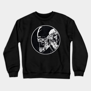 XENOMORPH - Alien (Circle Black and White) Crewneck Sweatshirt